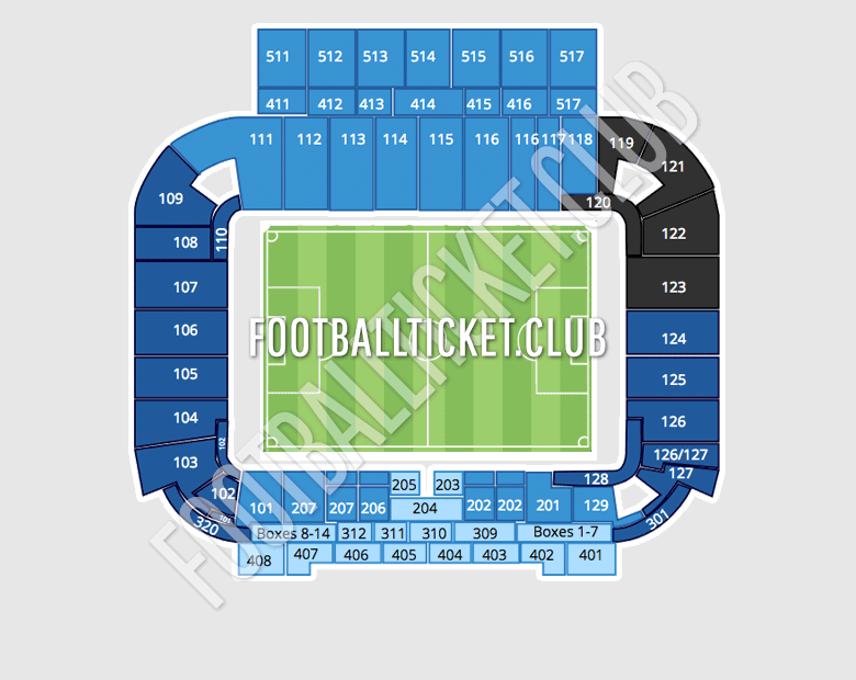 Cardiff City Stadium, home to Cardiff City, Wales - Football Ground Map