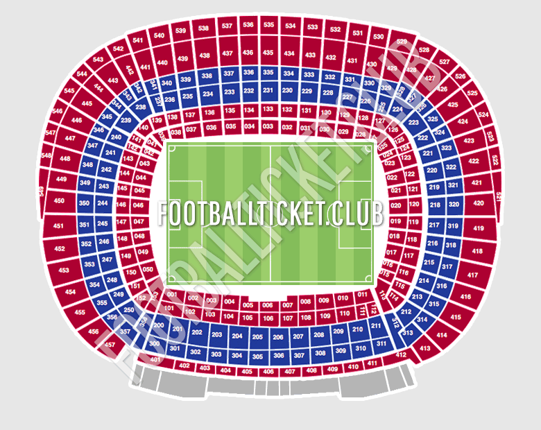 Spotify Camp Nou seating plan