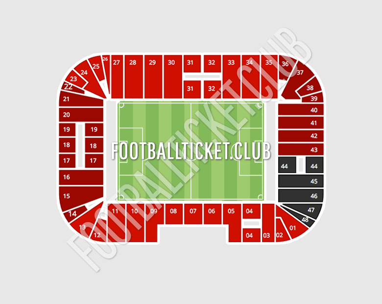 St Mary's Stadium seating plan